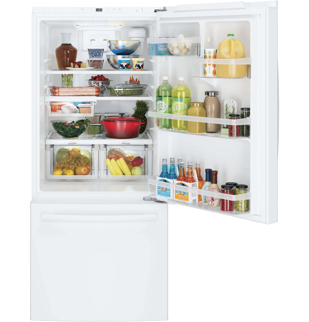 White 30 Inch Bottom Freezer Refrigerator X84312