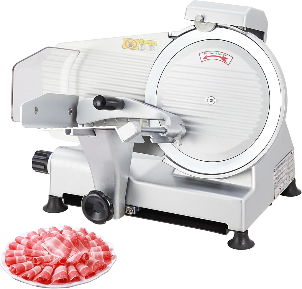 240W Electric Food Slicer with 10" Stainless Steel Blade Q4161