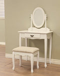 Vanity Set with Stool and Mirror U976988