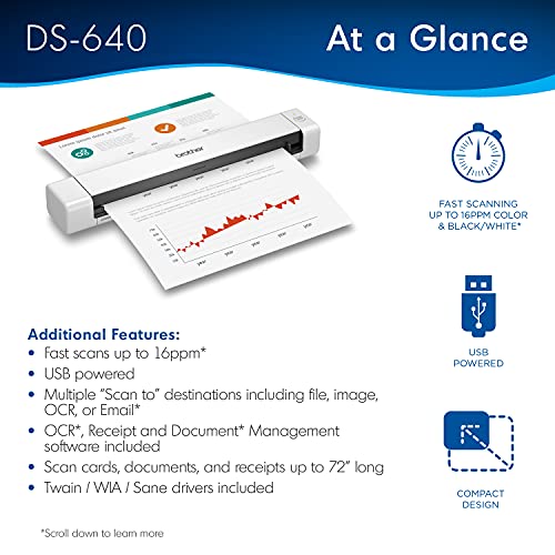 Compact Mobile Document Scanner J8388