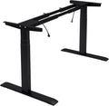 Dual Motor Electric Adjustable Standing Desk Frame White Frame Q856716