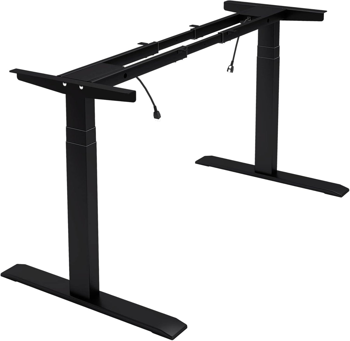 Dual Motor Electric Adjustable Standing Desk Frame White Frame Q856716