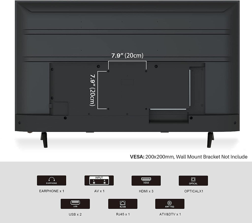 55 inch 4K UHD HDR Smart LED Android TV F2197