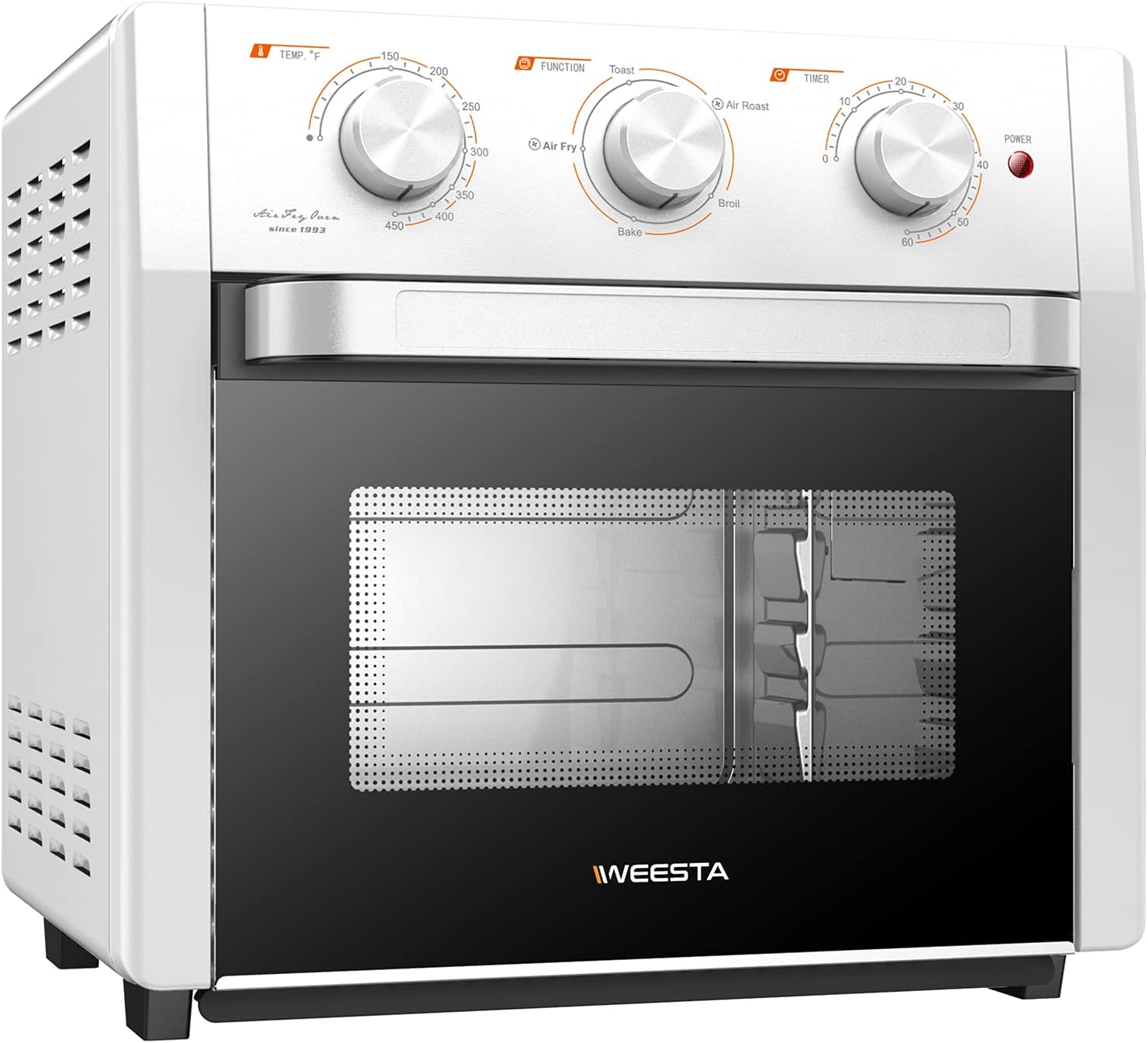 Silver 24 Quart Air Fryer Toaster Oven J6047