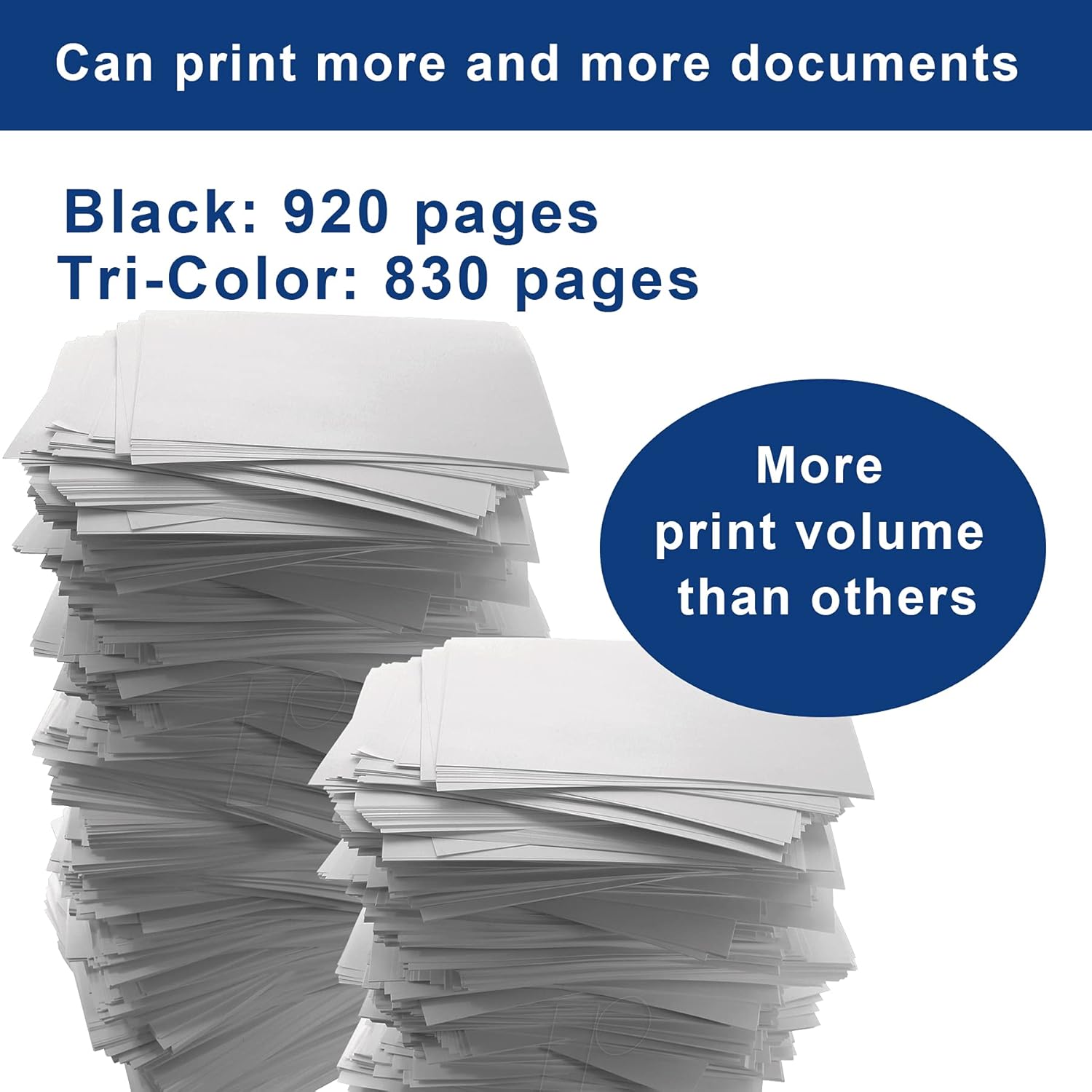 2-Pack Black Tri-Color Ink Cartridge X907