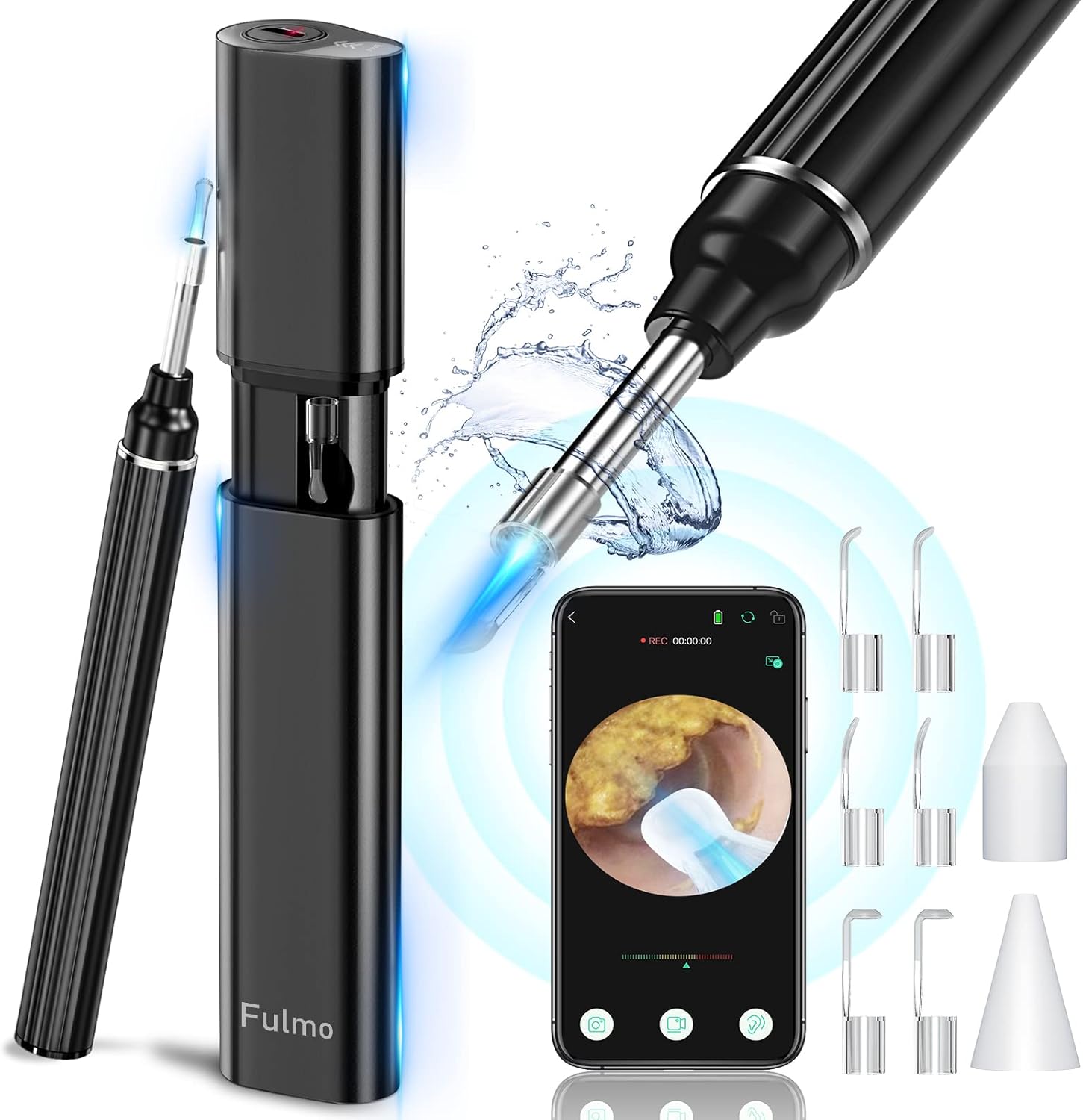HD WiFi Ear Wax Removal Endoscope with Storage Case X3853