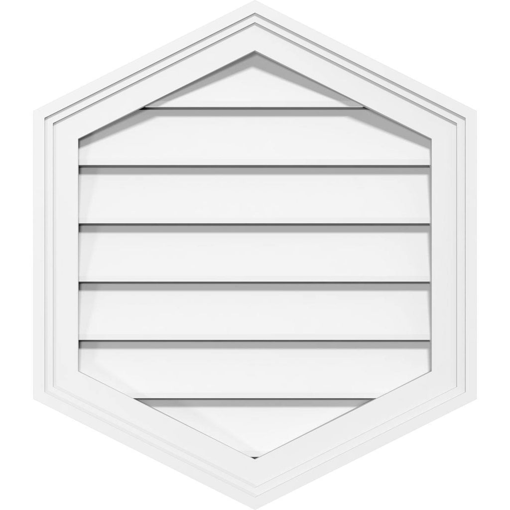18x22W x 40x22H PVC Gable Vent M1213