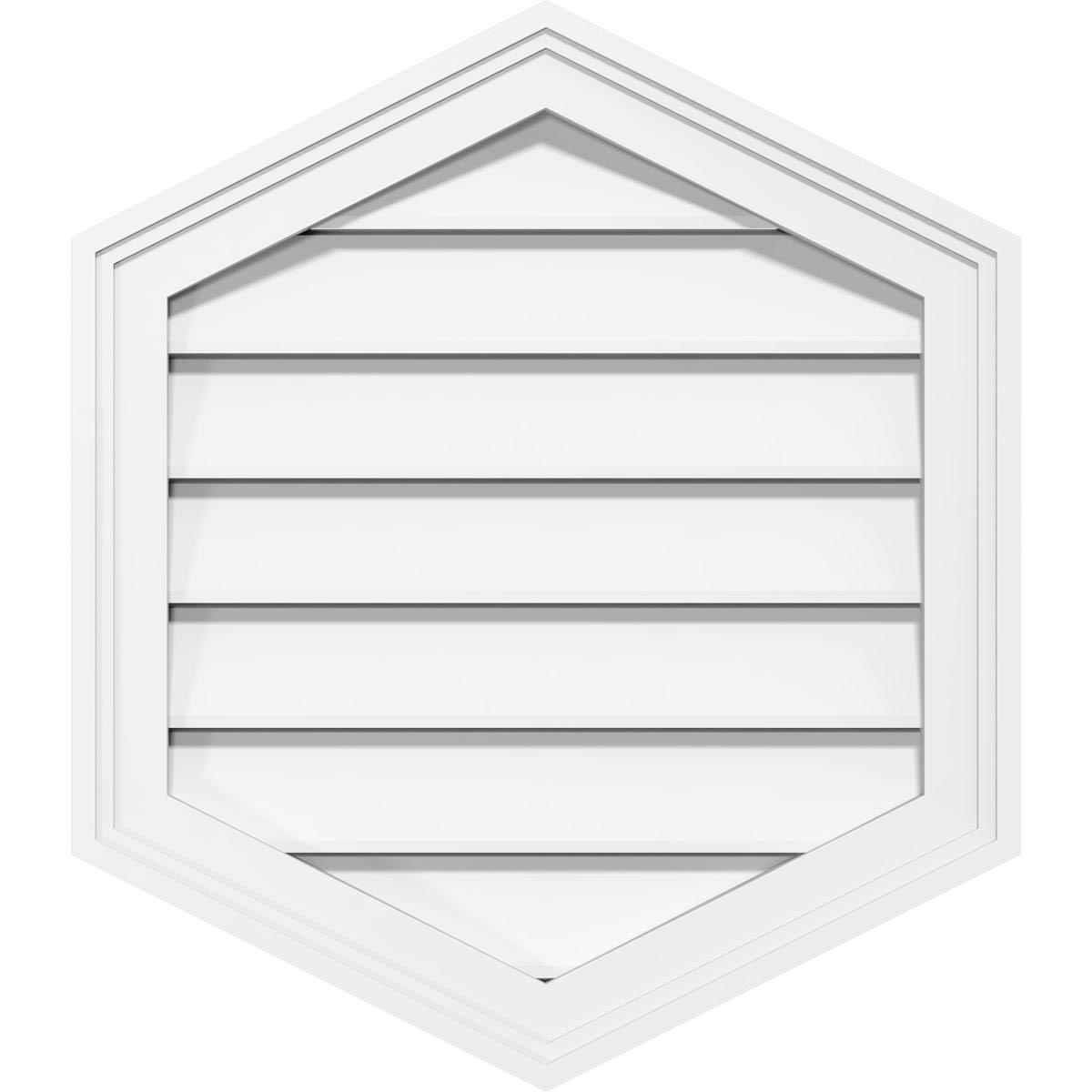 18x22W x 40x22H PVC Gable Vent M1213
