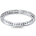 14K White Gold Diamond Eternity Ring M8071