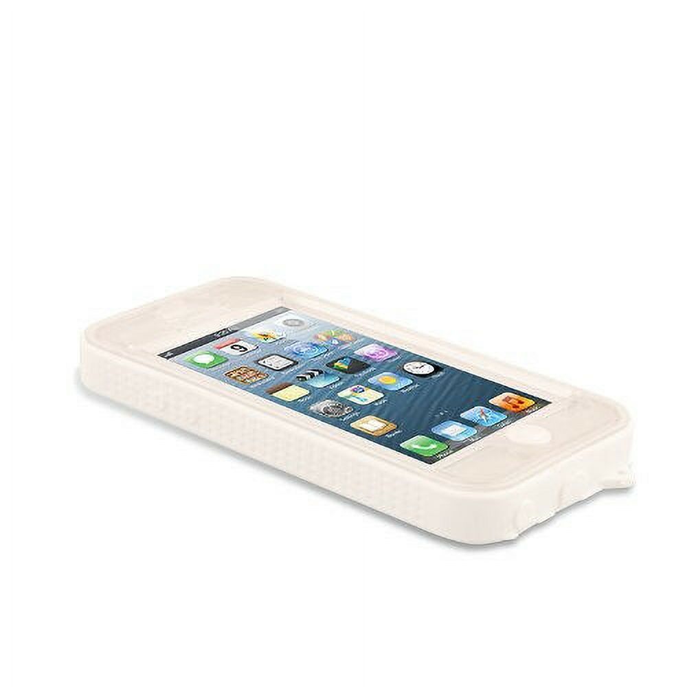 White Clear TPU Hard Case for iPhone 5 5S V5984