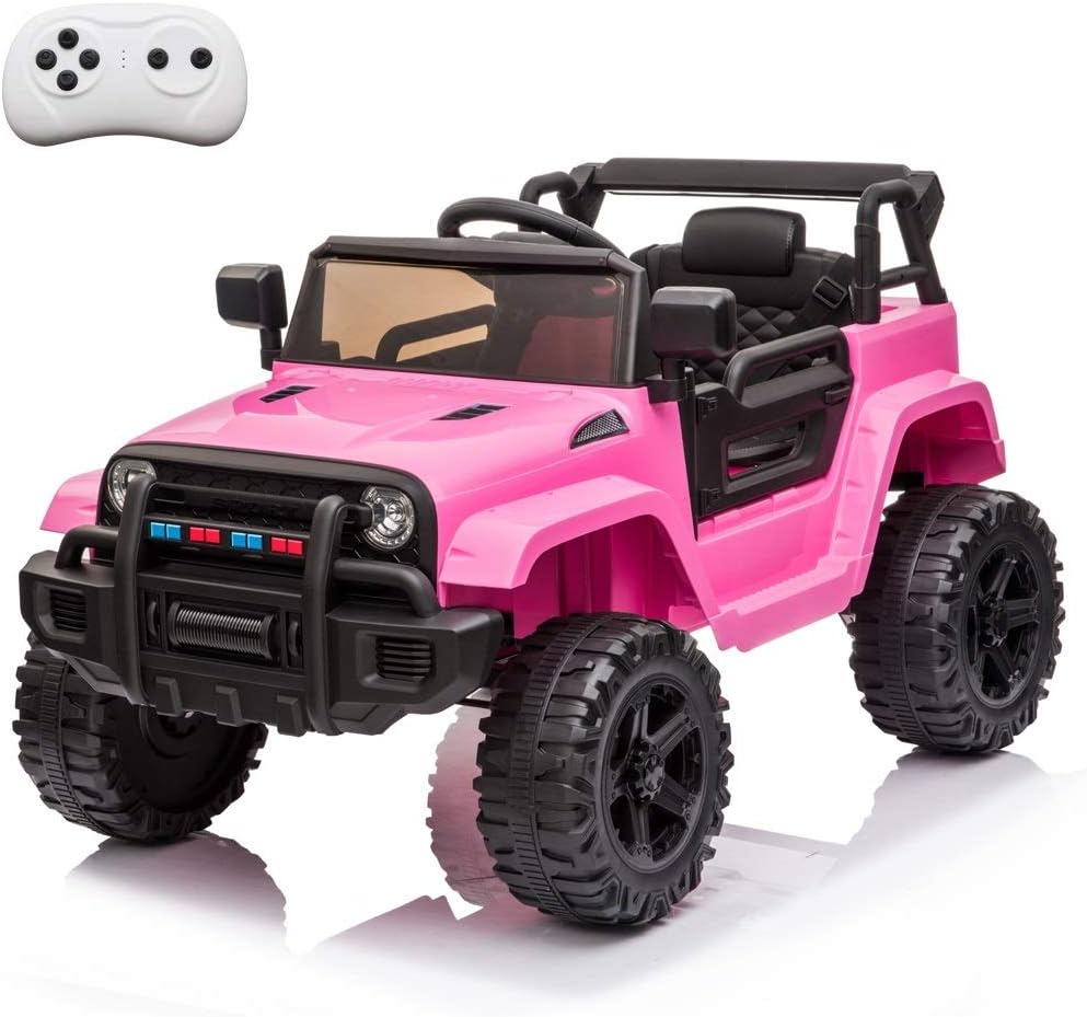 Black Kids Ride On Truck 12V Electric Car U579513