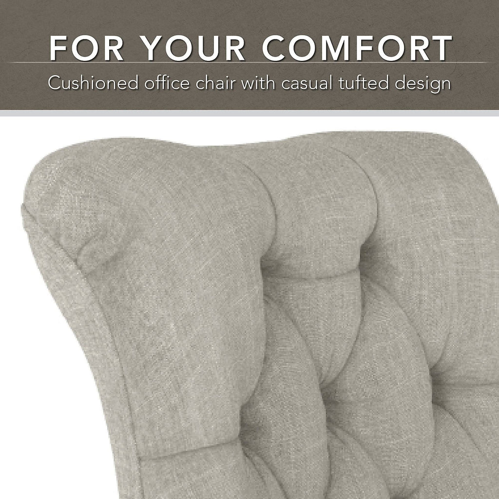 Black Tufted Office Chair X860