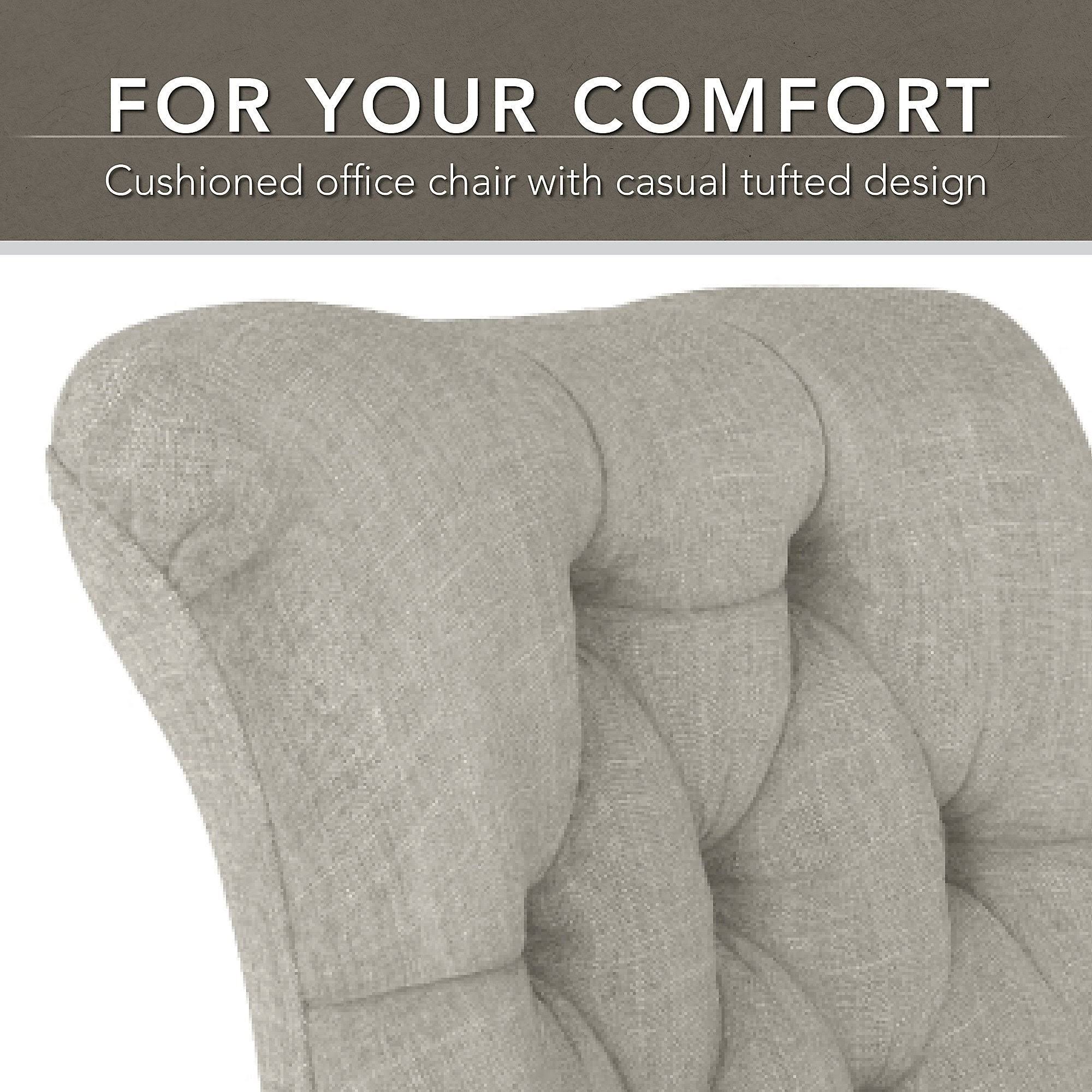Black Tufted Office Chair X860