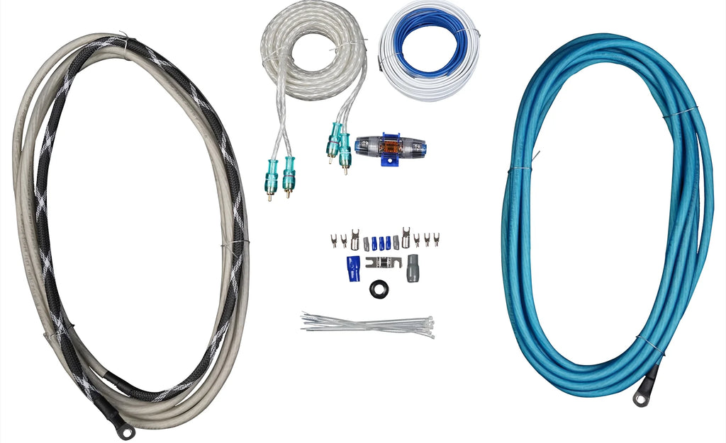 6.5" Marine Boat Speakers with 8" Wakeboards and Amp Wire Kit J803