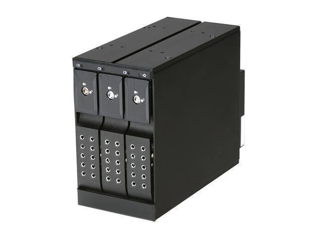 2x5.25 to 3x3.5 SAS Cage Black B6143