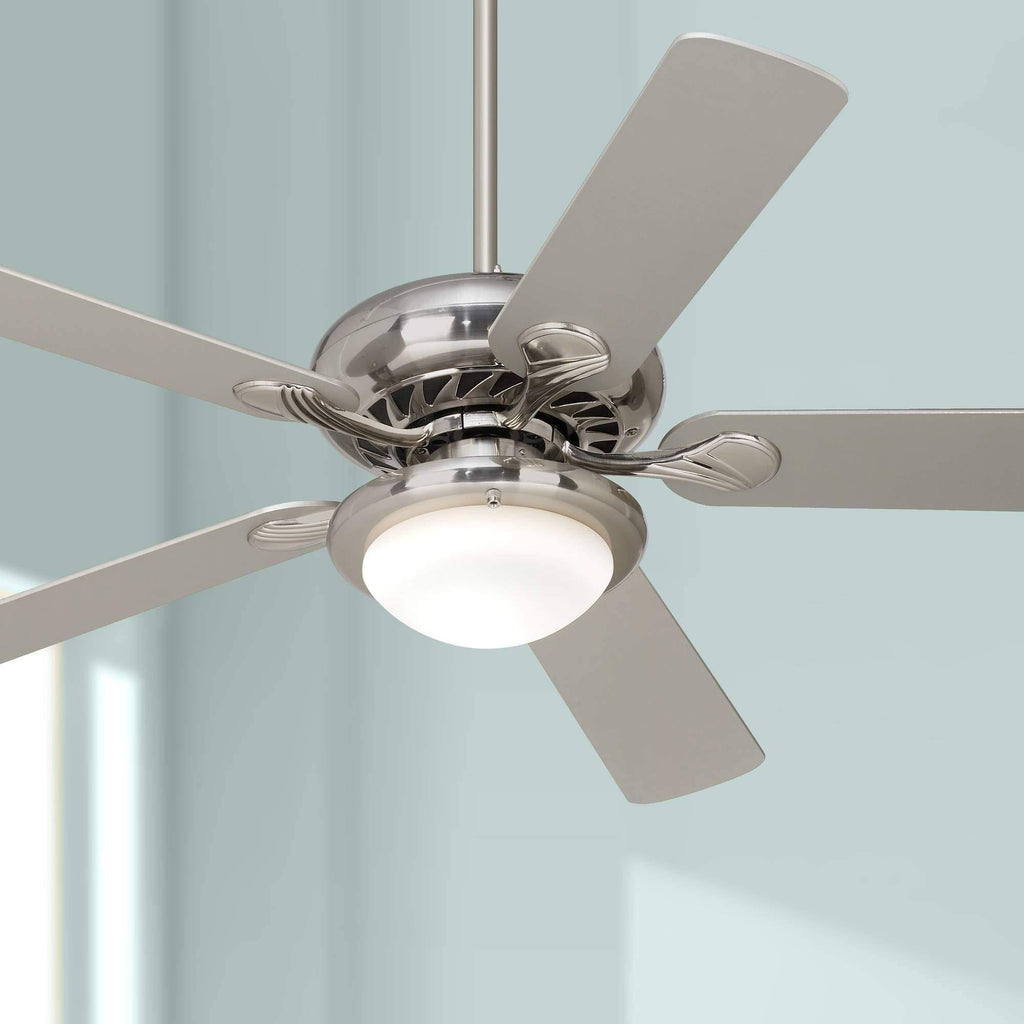 52 inch Brushed Nickel LED Ceiling Fan Y639632