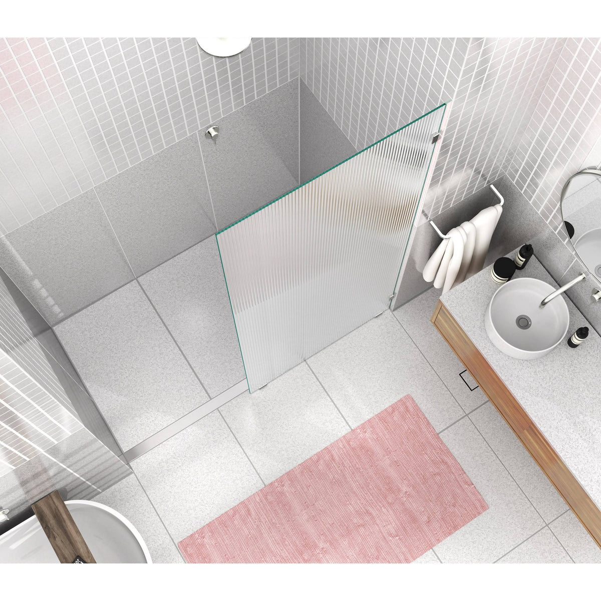 Frameless Fixed Glass Panel Y7505