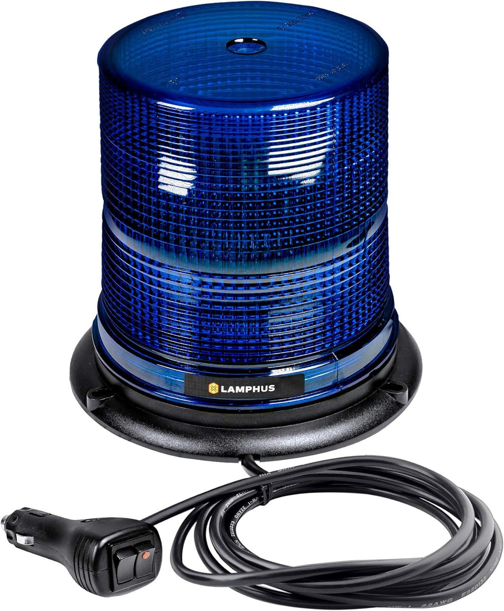 5" 12W Blue LED Beacon Warning Strobe Light, Pack of 2 K164