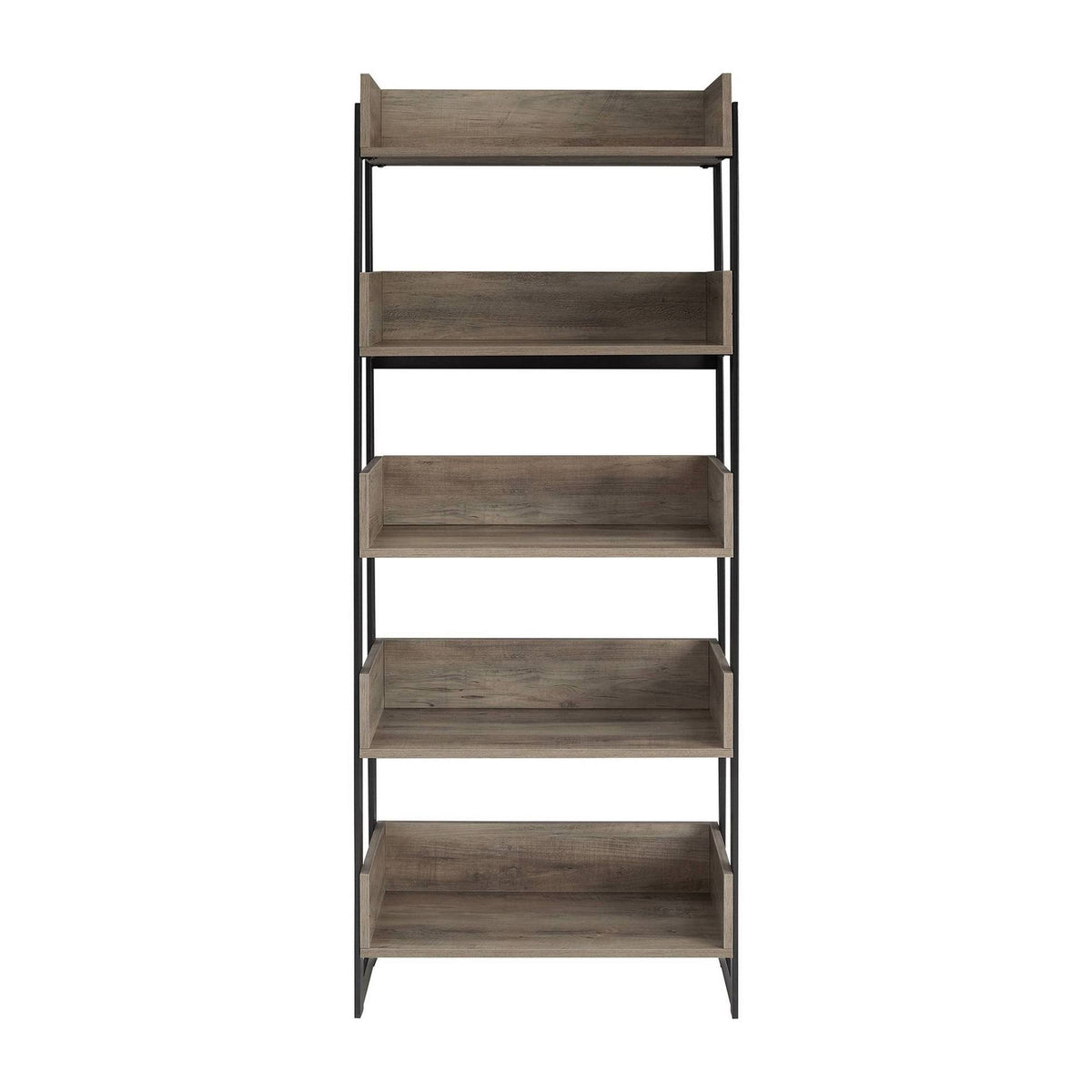 Gray Wash Box Shelf Bookcase U67712
