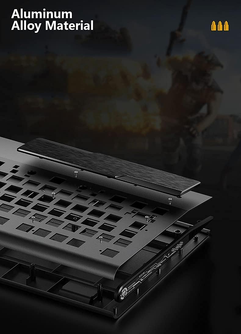 104-Key Mechanical Gaming Keyboard with Mouse and Mouse Pads I8819
