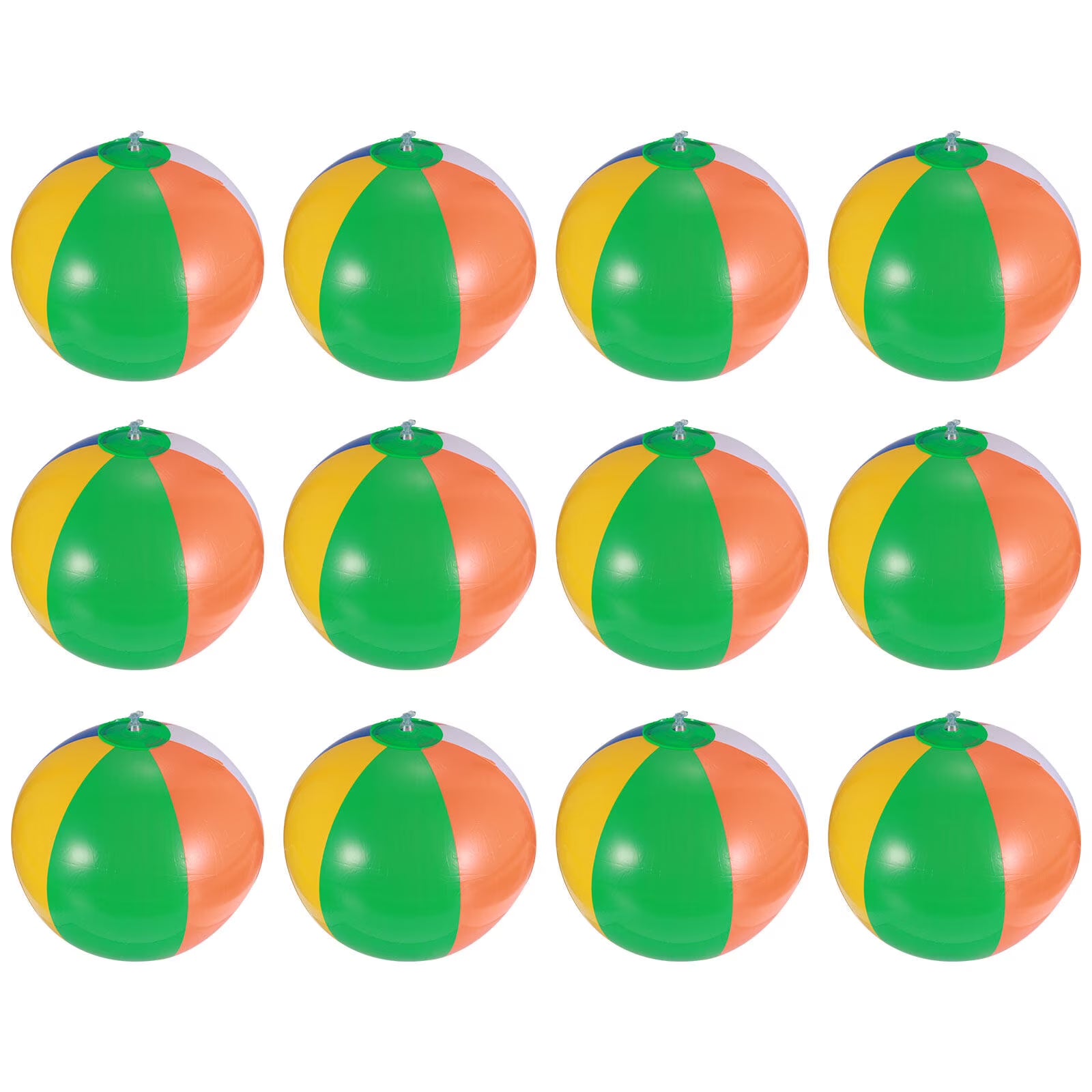 12 Pcs Inflatable Beach Balls Pool Toys Y7193