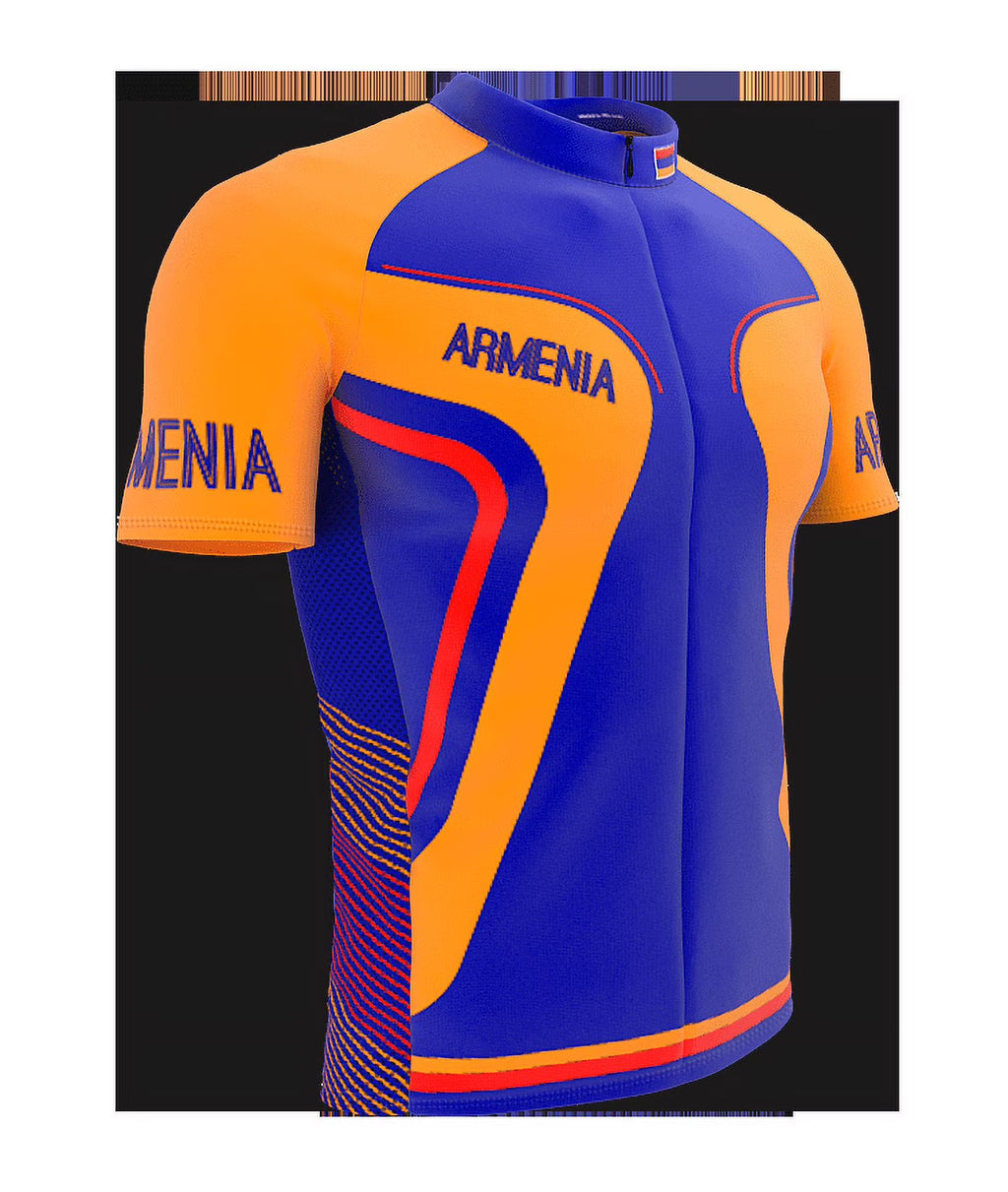 Armenia Full Zipper Bike Short Sleeve Cycling Jersey for Women - Size XS A302624
