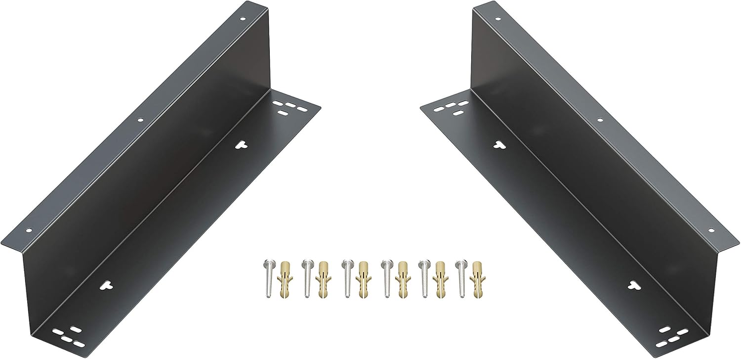 Heavy Duty Steel Mounting Brackets for Cash Drawer, Pack of 2 D5627