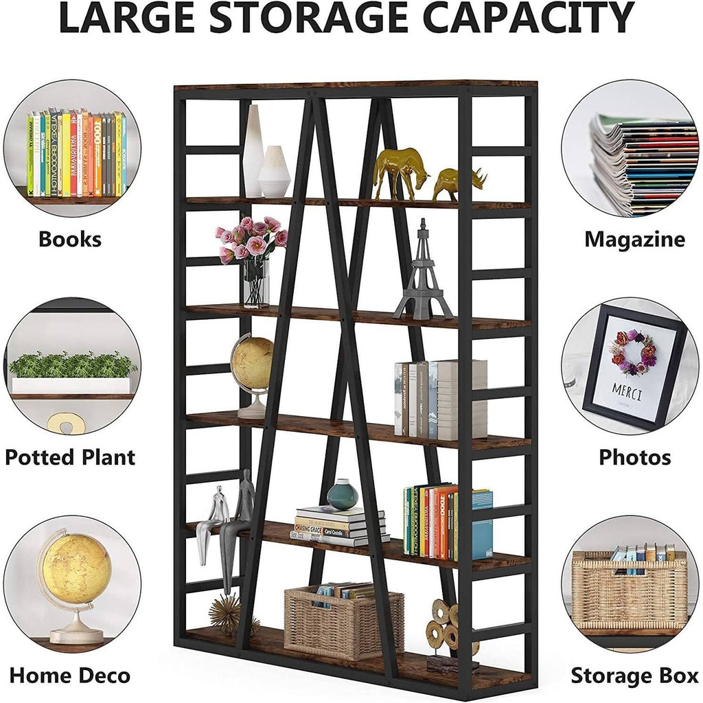 White Open Bookshelf B97825