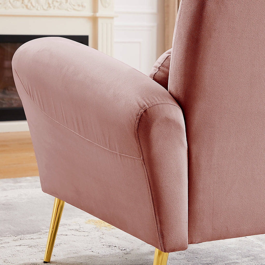 Blue Upholstered Armless Chair I267348
