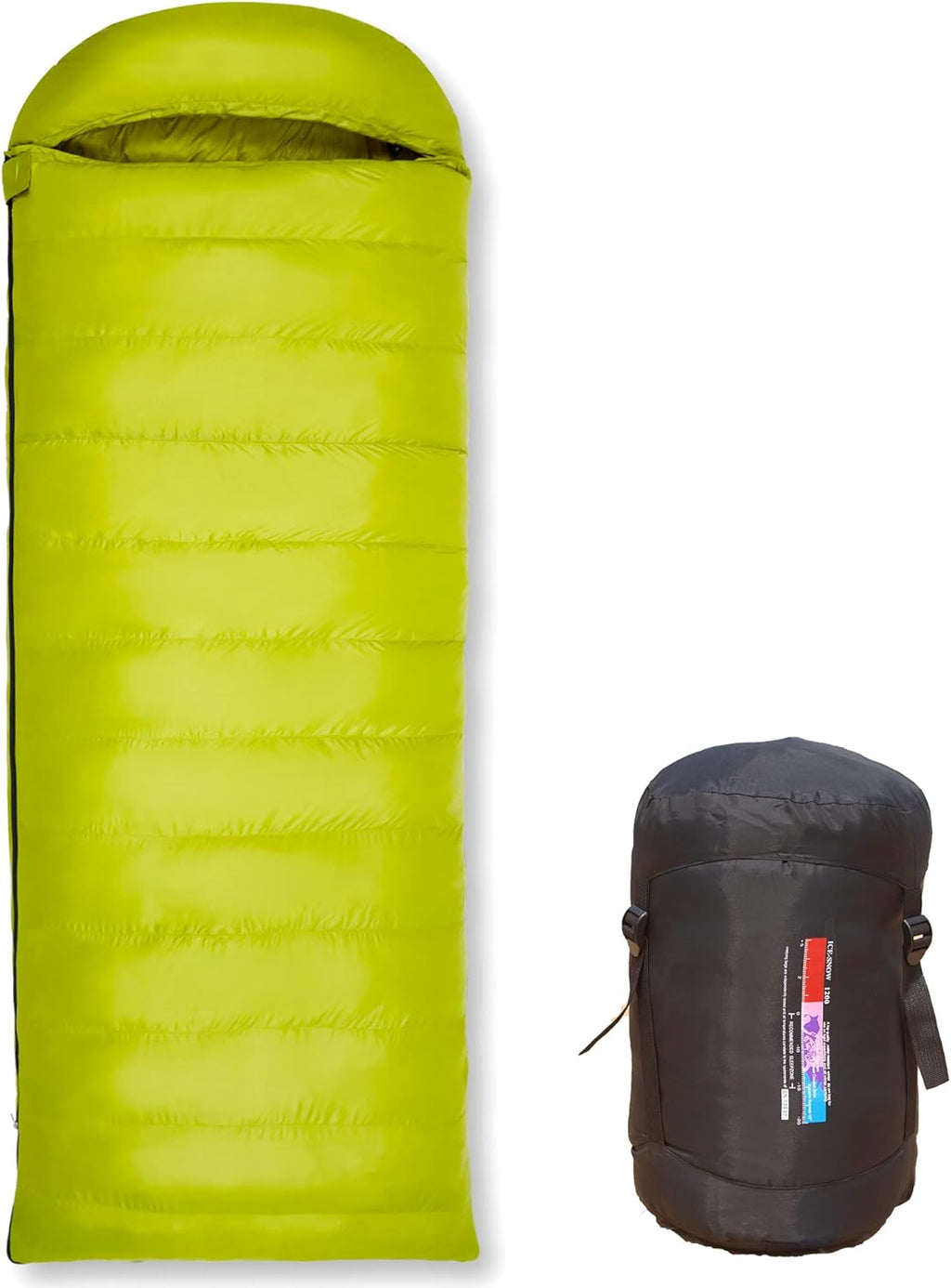 850 Fill Power 95% Goose Down 4 Season Envelope Sleeping Bag W1489
