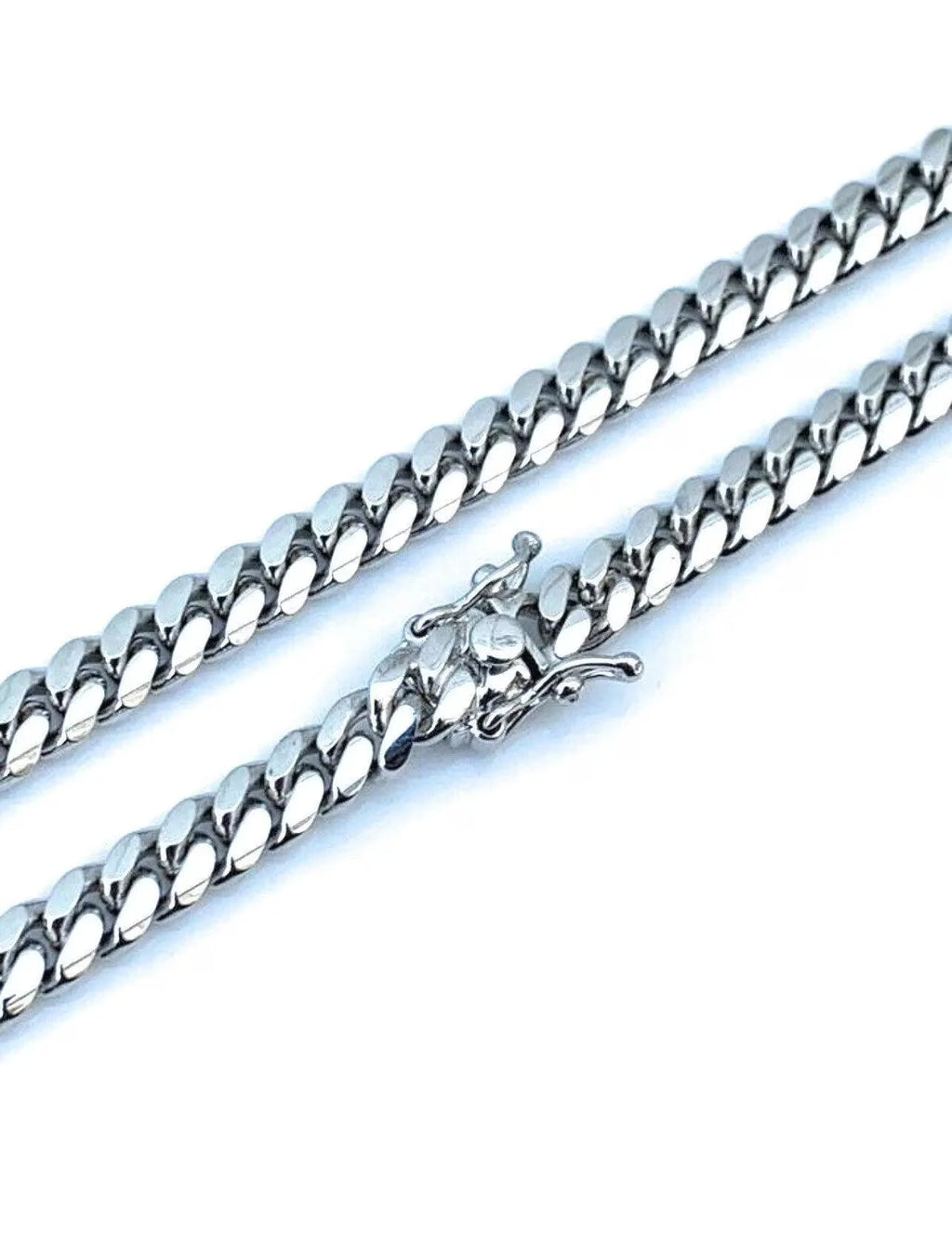 925 Solid Sterling Silver Miami Cuban Link Chain X307