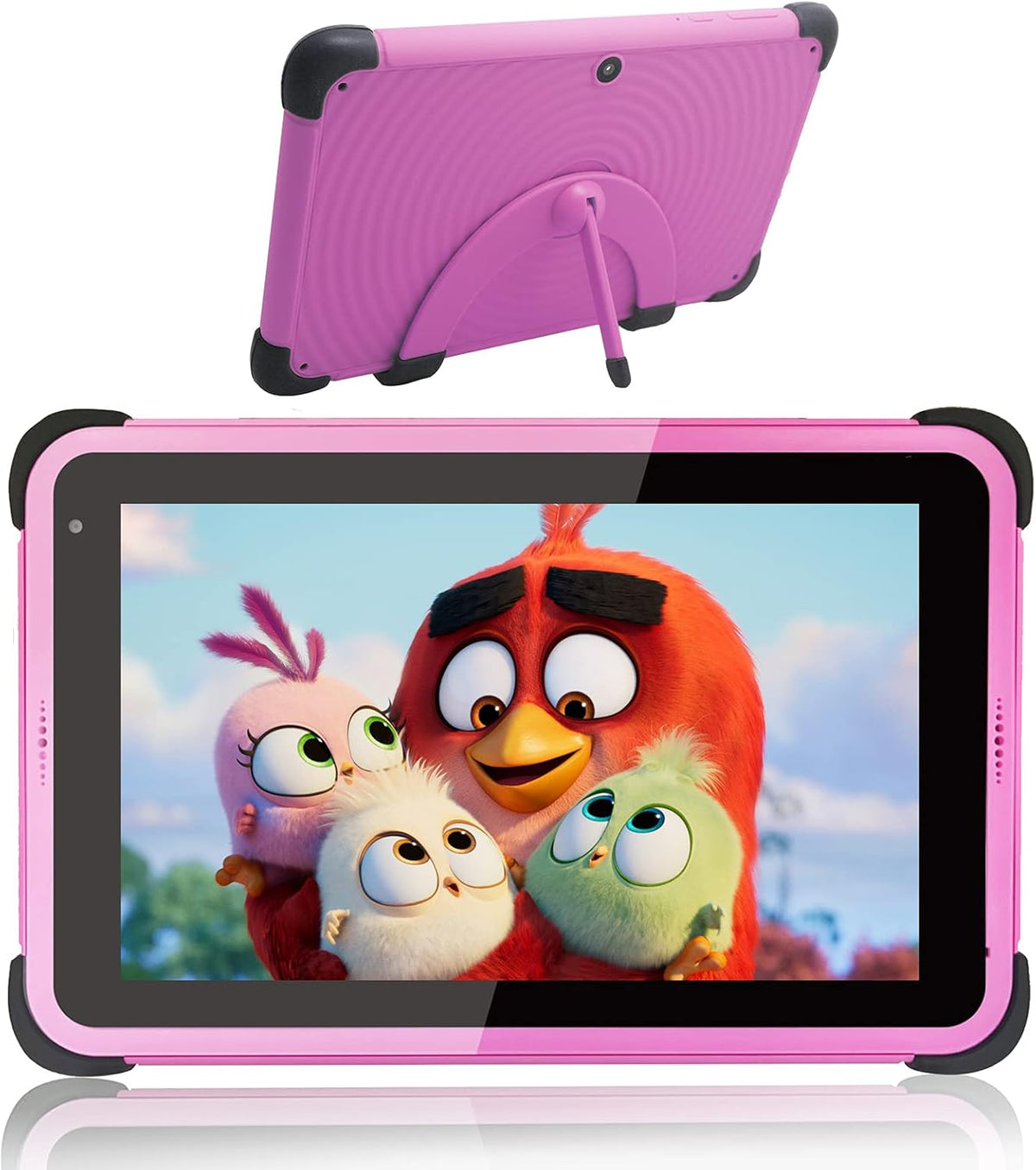 Pink Kids Tablet with Case and Stand V94397