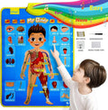 Electronic Interactive Body Talking Poster Learn Names & Facts & Games & Songs of Body Learning Toys for 3,4,5,6,7,8,9 Year Old Boys & Girls Anatomy for Kids X542631