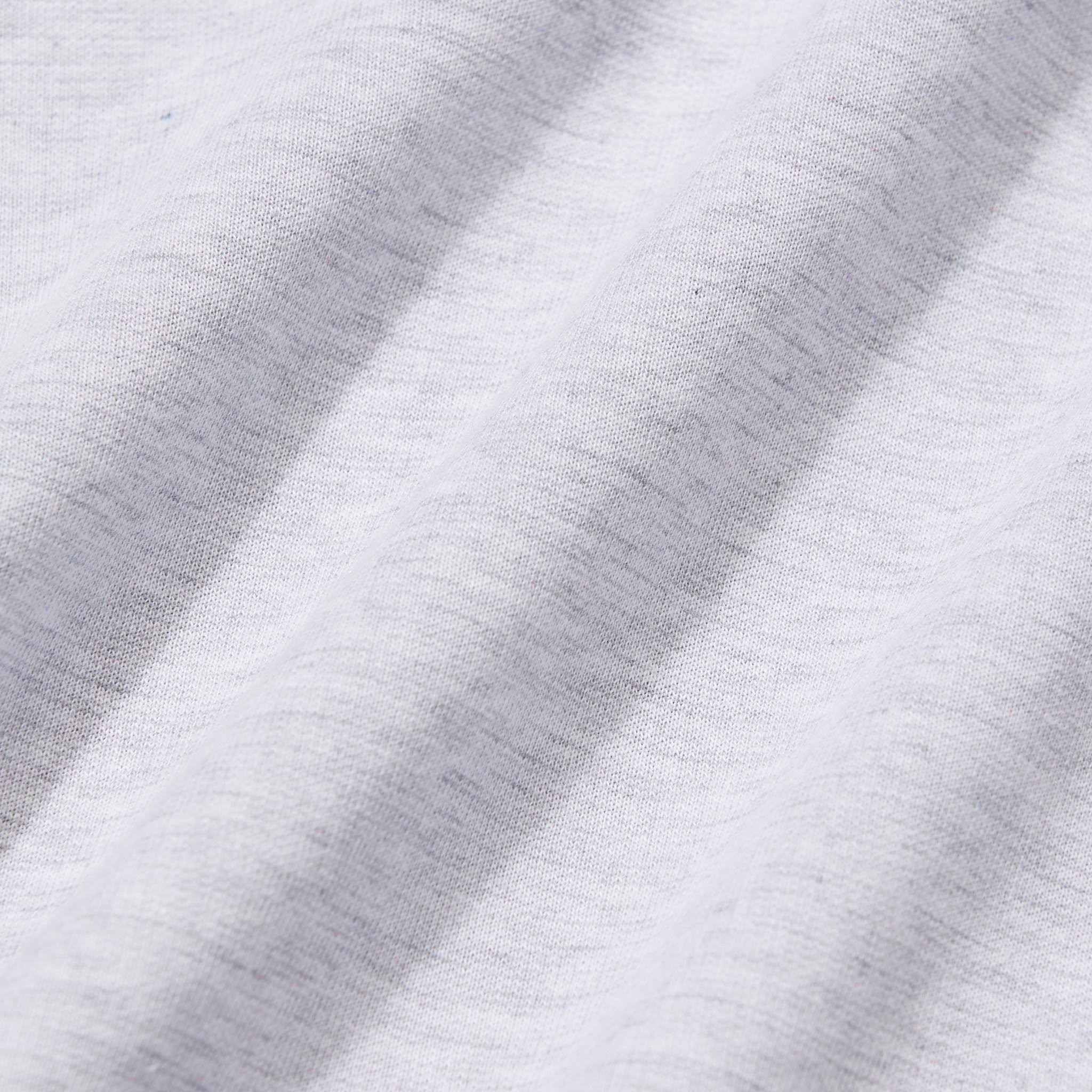 Light Gray Heather Hooded Henley W41745