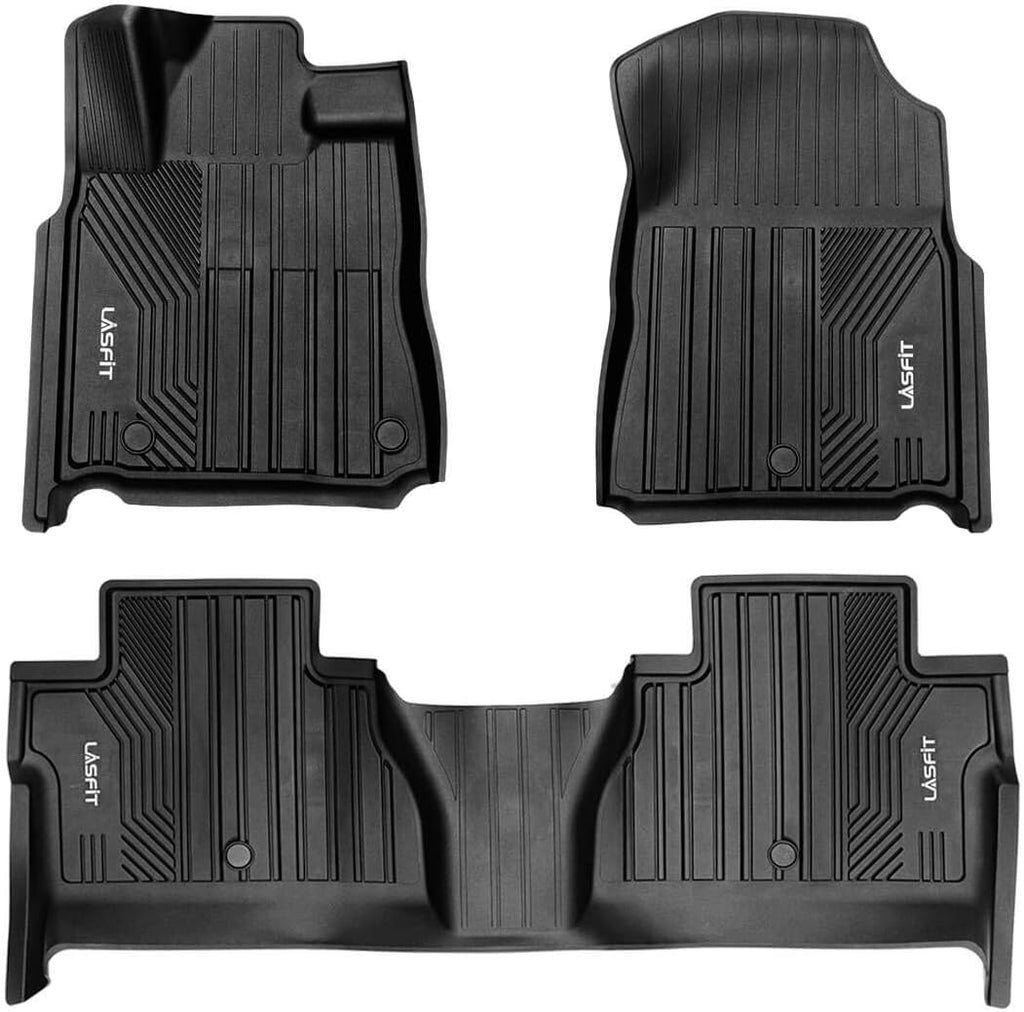 Black TPE Floor Liners for Toyota Tundra CrewMax Cab J58297