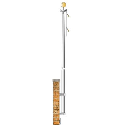 Vertical Wall Mount Flagpole F24912