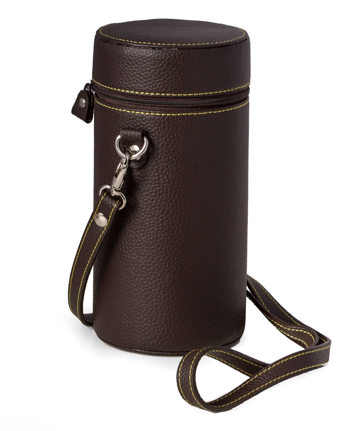 7-Piece Flask Set in Leather Carrying Case M370