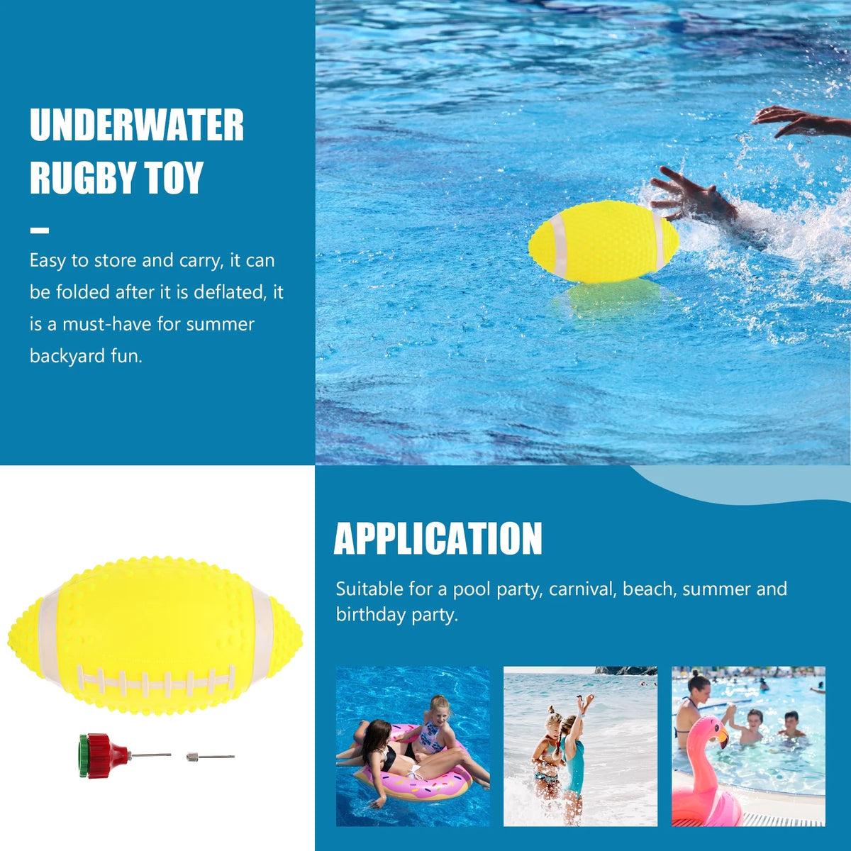 Waterproof Beach Football for Pool Games Q9110