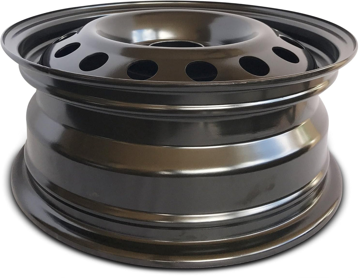 15 Inch 5 Lug Black Steel Rim F96573