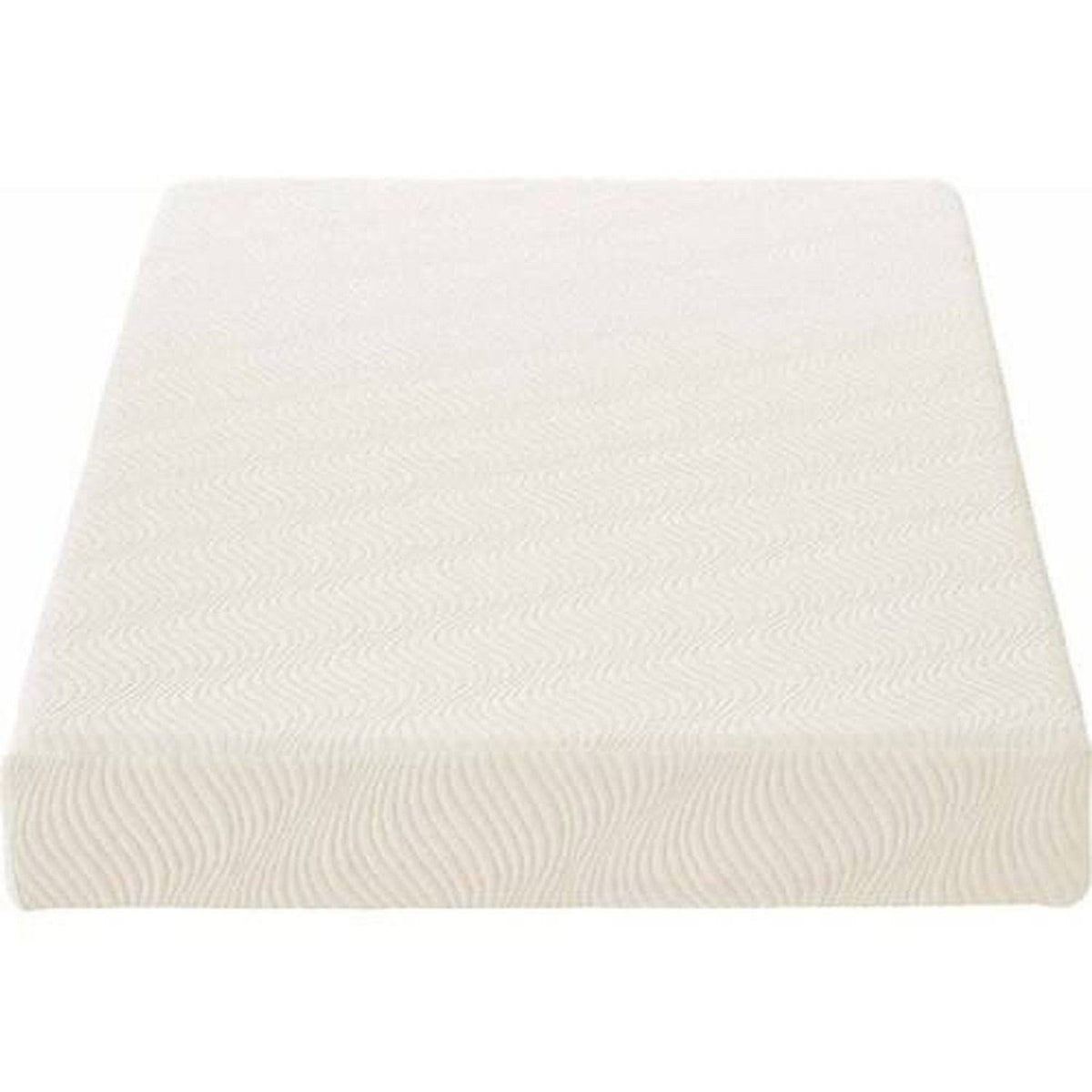 Twin White 6 inch Memory Foam Mattress S2873