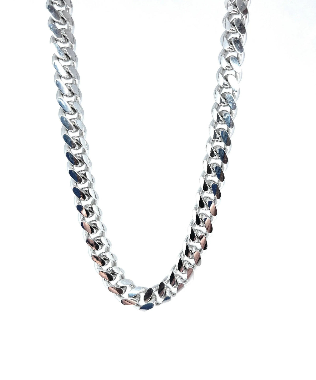 925 Solid Sterling Silver Miami Cuban Link Chain X307