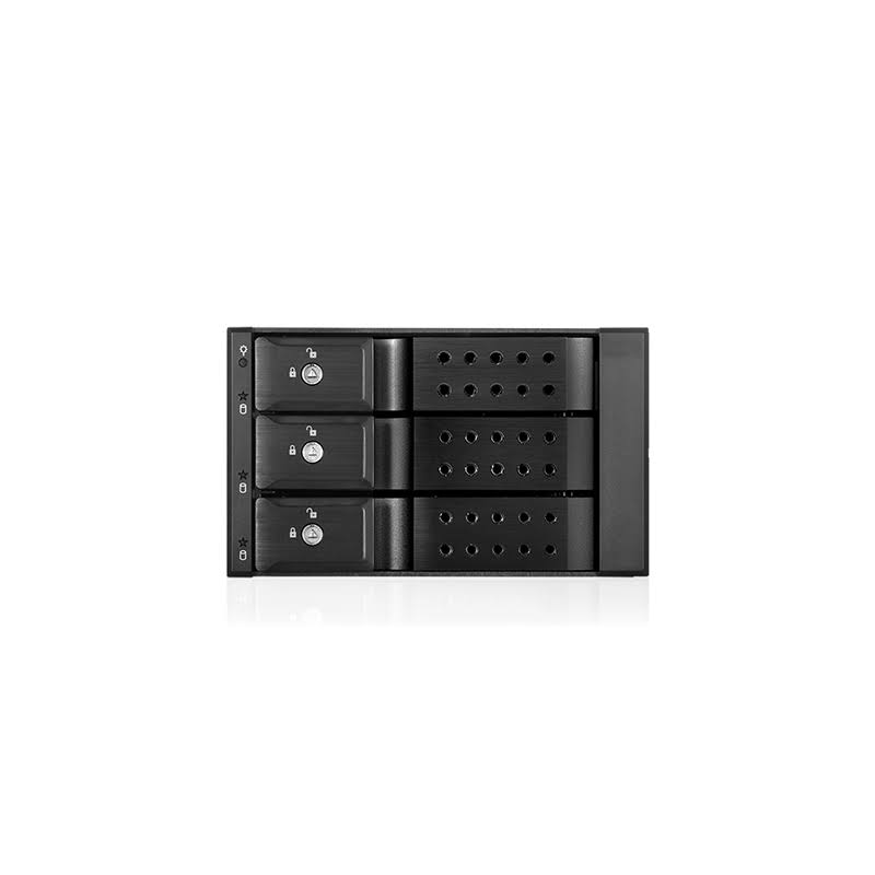 2x5.25 to 3x3.5 SAS Cage Black B6143