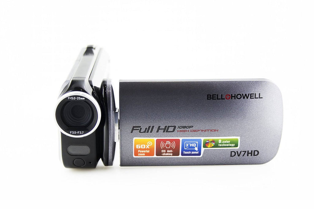 16.0-Megapixel Ultraslim 1080p HD Camcorder Gray D3815