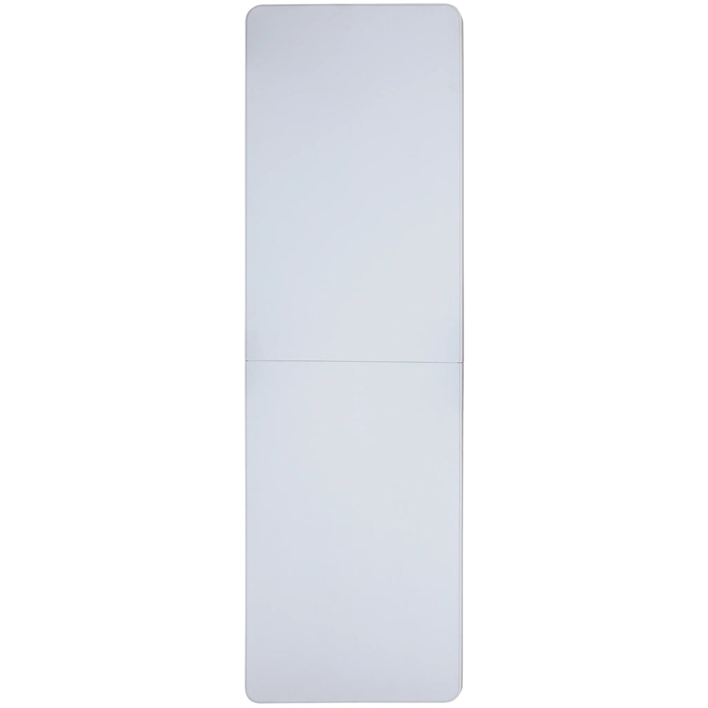 8-Foot Height Adjustable Granite White Plastic Folding Table with Carrying Handle W225624