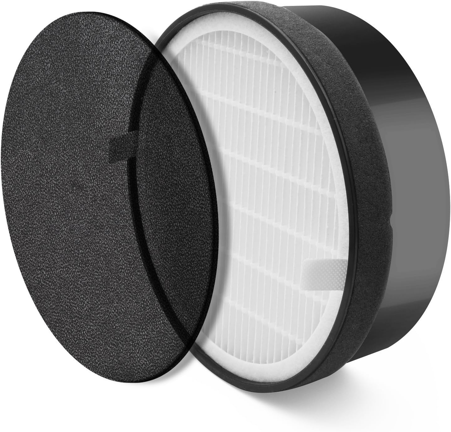 True HEPA Air Filter with Carbon Pre Filter Replacement, 4 Pack W6051