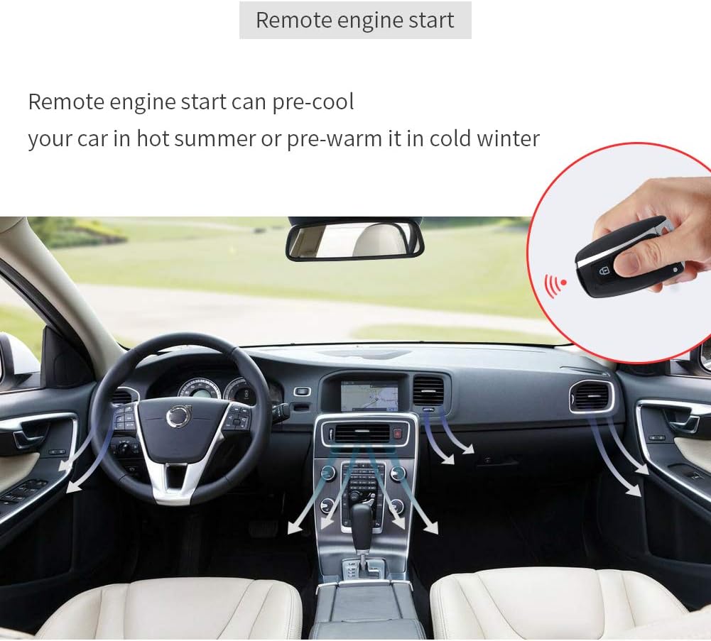 Rolling Code PKE Car Alarm System with Remote Starter G689