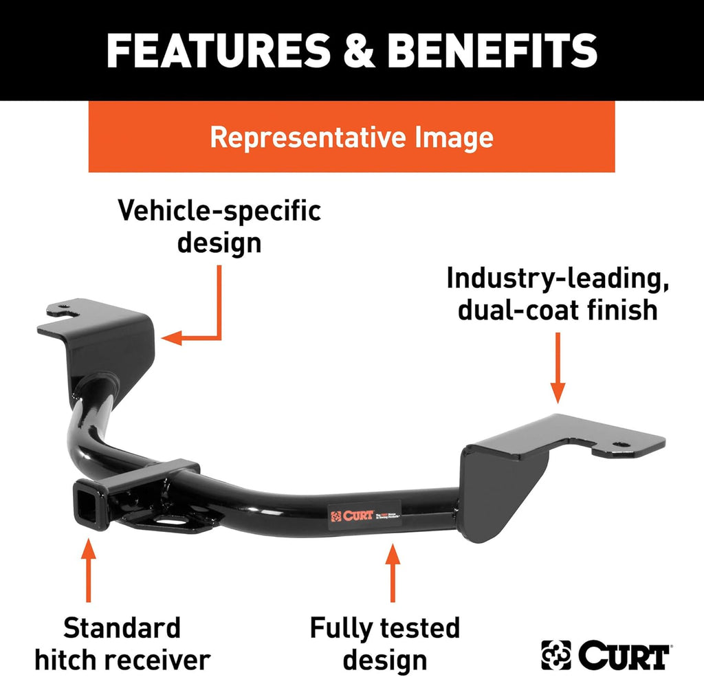 Class 1 Trailer Hitch with Ball Mount, 1-1/4-In Receiver I35561