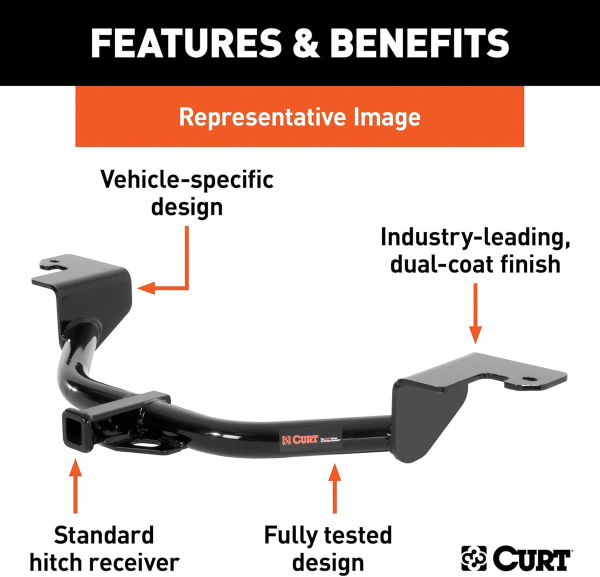 Class 1 Trailer Hitch with Ball Mount, 1-1/4-In Receiver I35561