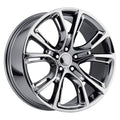 18x22 PVD Black Chrome Wheel U40052