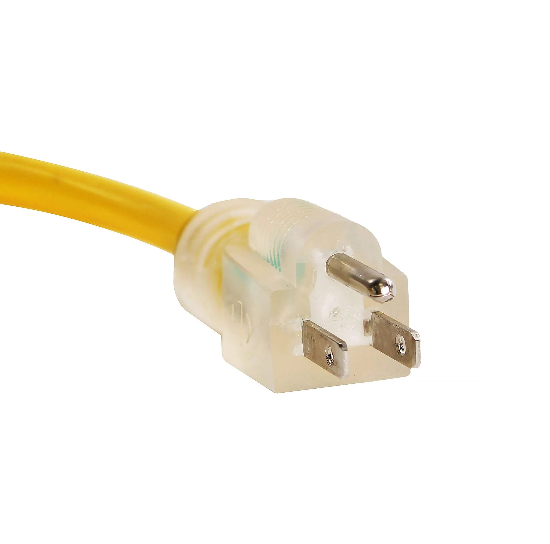 50ft Heavy Duty Extension Cord, 16/3 SJT, 13A, 125V, 1625W, Lighted End N320